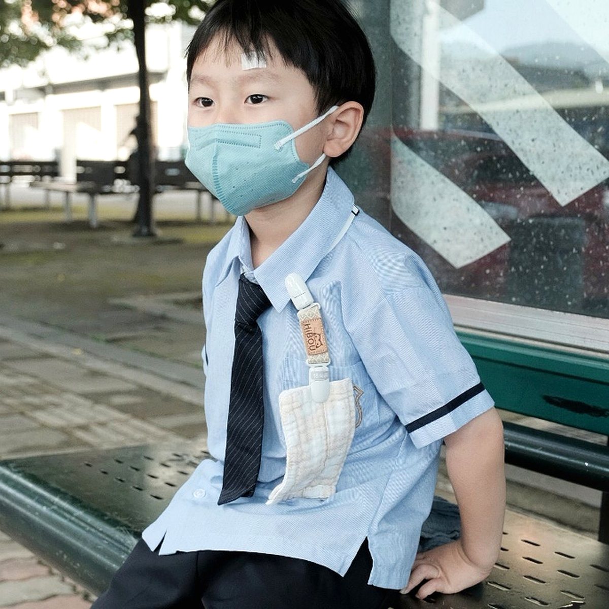 【幼兒園手帕夾】緹花織帶手帕夾 萬用短夾